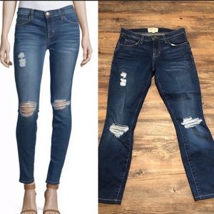 Current/Elliott ankle crop skinny jeans
